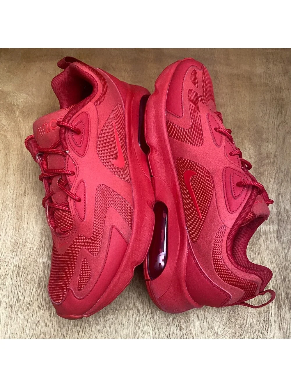 Nike Air Max 200 Shoes Mens Size 9 University Red Athletic Sneakers CU4878-600